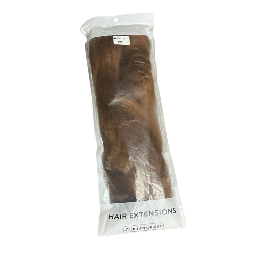 NWT Hair Extensions Synthetic Natural Auburn 30# 444W 22” Copper Undertone - Picture 3 of 11
